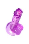 Realistic dildo A-Toys by TOYFA Celiam, TPE, purple, 20.5 cm A-Toys