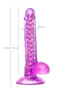 Realistic dildo A-Toys by TOYFA Celiam, TPE, purple, 20.5 cm A-Toys