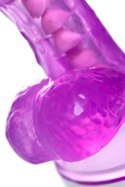 Realistic dildo A-Toys by TOYFA Celiam, TPE, purple, 20.5 cm A-Toys
