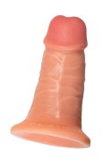 Realistic dildo Caliber 16/6 , PVC, flesh, length 16cm, diameter 6cm Caliber by RealStick