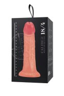 Realistic dildo Caliber 18/4 , PVC, flesh, length 18cm, diameter 4cm Caliber by RealStick
