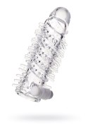 Sleeve TOYFA A-Toys Fril, with vibro bullet, TPR, transparent, 13,4 cm A-Toys