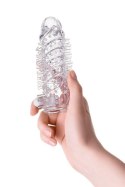 Sleeve TOYFA A-Toys Fril, with vibro bullet, TPR, transparent, 13,4 cm A-Toys