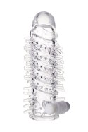 Sleeve TOYFA A-Toys Fril, with vibro bullet, TPR, transparent, 13,4 cm A-Toys