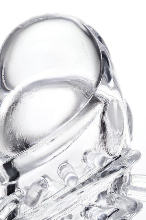 Sleeve TOYFA A-Toys Fril, with vibro bullet, TPR, transparent, 13,4 cm A-Toys