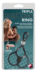 Triple Ball and Cock Ring You2Toys