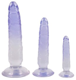 3pcs natural dildo set Crystal