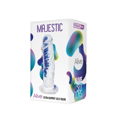 Majestic Jelly Dildo Alive