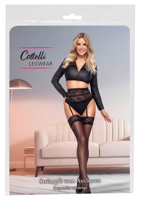Stockings black M Cottelli LEGWEAR