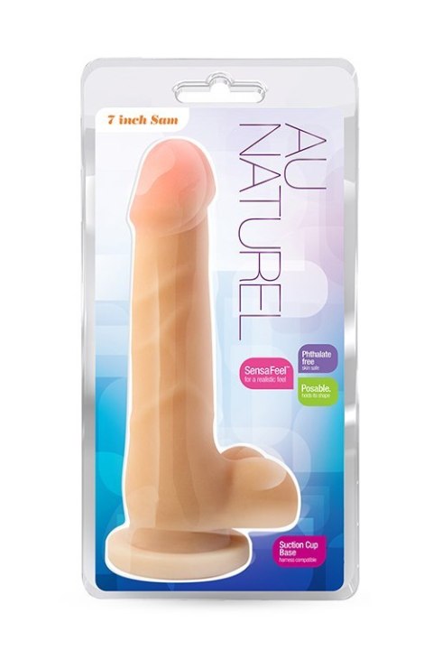 Dildo-AU NATUREL 7INCH SENSA FEEL SAM BEIGE Blush