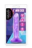 Dildo-NATURALLY YOURS 5INCH MINI COCK PURPLE Blush