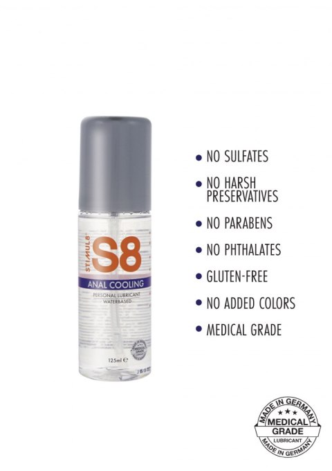 Żel-S8 Cooling WB Anal Lube 125ml Stimul8