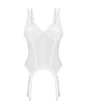 Arrowel White gorset biały 2XL/3XL Obsessive
