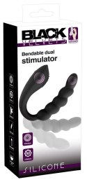 BV Bendable Dual Stimulator Black Velvets