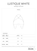 Lustique White uprząż na biust S/M/L Obsessive