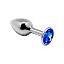 Mini Metal Butt Plug M blue Alive