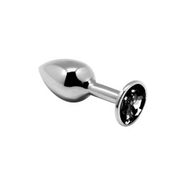 Mini Metal Butt Plug S black Alive