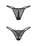 Clara 2-pak stringi S/M Obsessive