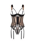Soranna gorset i stringi otwarte 2XL/3XL Obsessive