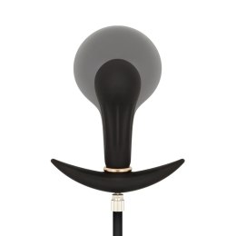 Anal Collection - Inflatable Butt Plug with Pump 8 cm - Black Easytoys