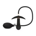 Anal Collection - Inflatable Butt Plug with Pump 8 cm - Black Easytoys