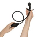 Anal Collection - Inflatable Butt Plug with Pump 8 cm - Black Easytoys