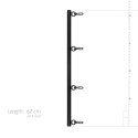 Bedroom Fantasies - Adjustable Spreader Bar Black Bedroom Fantasies