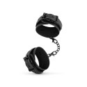 Bedroom Fantasies - Faux Leather Handcuffs Black Bedroom Fantasies