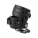 Bedroom Fantasies - Faux Leather Handcuffs Black Bedroom Fantasies