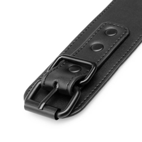Bedroom Fantasies - Faux Leather Handcuffs Black Bedroom Fantasies