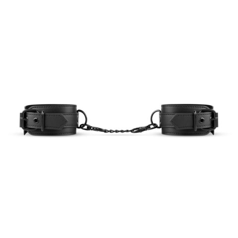 Bedroom Fantasies - Faux Leather Handcuffs Black Bedroom Fantasies
