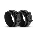 Bedroom Fantasies - Faux Leather Handcuffs Black Bedroom Fantasies