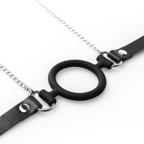 Bedroom Fantasies - Nipple Clamps & Silicone Gag Ring Black Bedroom Fantasies