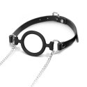 Bedroom Fantasies - Nipple Clamps & Silicone Gag Ring Black Bedroom Fantasies