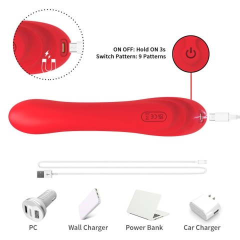 Fishhook Red Dual-point vibration B - Series Joy
