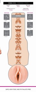 Fleshlight - Girls Emma Hix Syrup Signature Vagina Beige Fleshlight