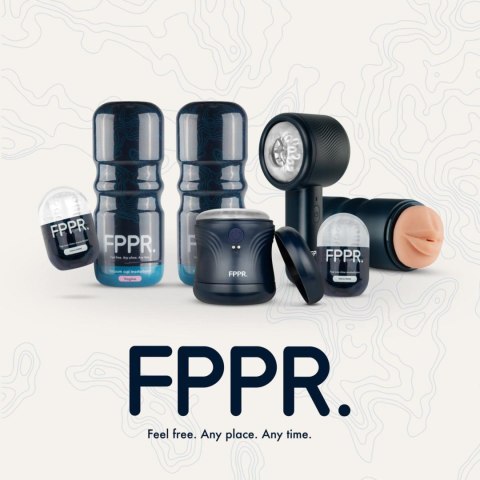 FPPR. - 2 Sided Vibrating Masturbator Blue FPPR.