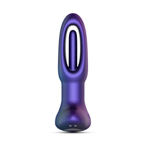 Hueman - Voyager Vibrating Butt Plug With Tapping - Purple Hueman
