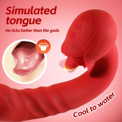Rose Thrusting Vibrator B - Series Cute