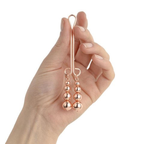 Rosy Gold - Clitoris Clamp - Subtle Weight Rosy Gold