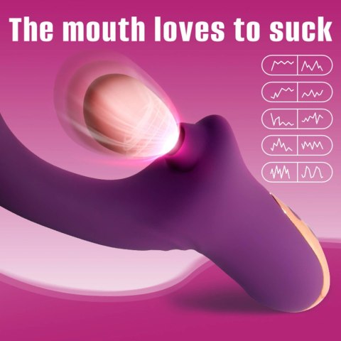 Suking G Spot Vibrator Purple B - Series Cute