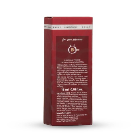 Miyoshi Miyagi INSTINCT feromon parfumes 15ml FEMME Miyoshi Miyagi