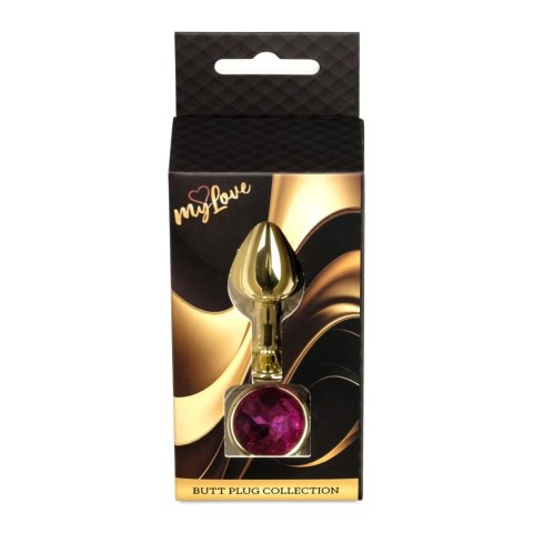 MyLove Toys - Jewellery Gold PLUG- Pink MyLove Toys