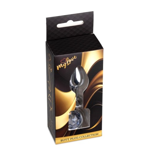 MyLove Toys - Jewellery Silver PLUG- Clear MyLove Toys