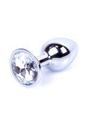 MyLove Toys - Jewellery Silver PLUG- Clear MyLove Toys