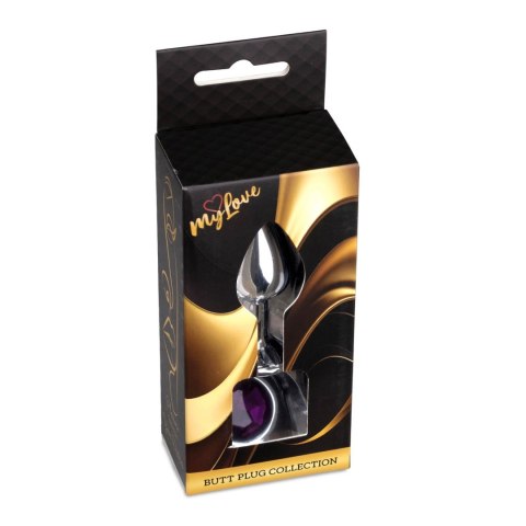 MyLove Toys - Jewellery Silver PLUG- Purple MyLove Toys