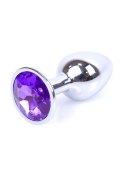 MyLove Toys - Jewellery Silver PLUG- Purple MyLove Toys