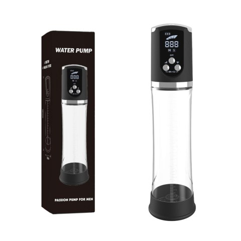 Pompka- PASSION PUMP, PREMIUM RECHARGEABLE AUTOMATIC WATERPROOF LCD PUMP B - Series Power