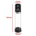 Pompka- PASSION PUMP, PREMIUM RECHARGEABLE AUTOMATIC WATERPROOF LCD PUMP B - Series Power