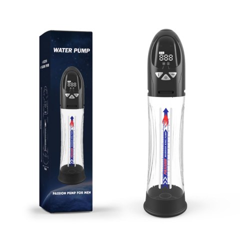 Pompka- PASSION PUMP, PREMIUM RECHARGEABLE AUTOMATIC WATERPROOF LCD PUMP B - Series Power